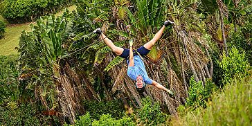 3.5 km Ziplining at Domaine de L’Etoile